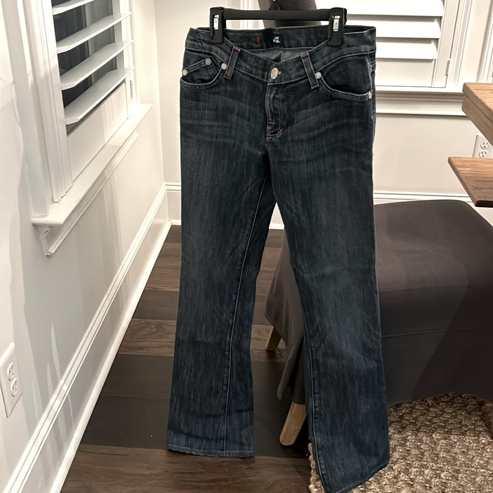 Gently used Rock & Republic women's 28 bootcut jeans